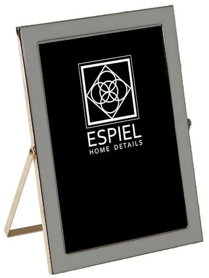 Κορνίζα FAM606 13x18cm Gold-Grey Espiel Metal