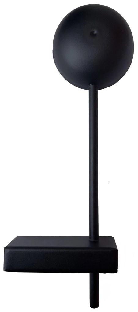 Φωτιστικό Τοίχου - Απλίκα HL-3532-1 FUEGO BLACK WALL LAMP - 1.5W - 20W - 77-9084