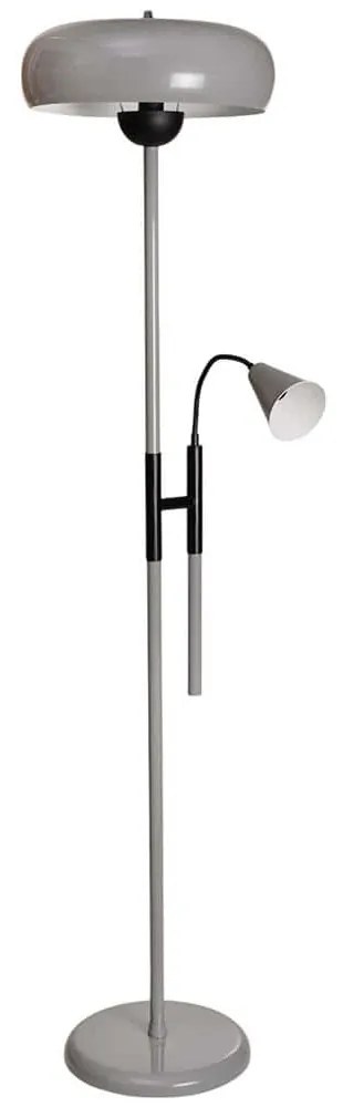 Φωτιστικό Δαπέδου 534LUN5436 Φ38x160cm 1xE27/1xE14 40W Grey-Black Opviq