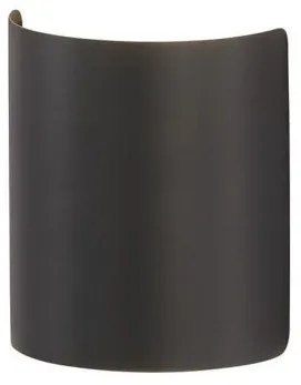 Απλίκα Φωτιστικό Τοίχου LED 4W Halv 2700K IP20 12x15 Fischer Honsel-30513-Μαύρο 30513
