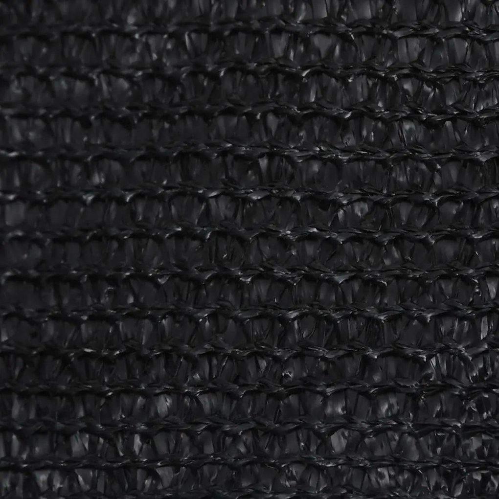 vidaXL Πανί Σκίασης Μαύρο 4 x 7 μ. από HDPE 160 γρ./μ²