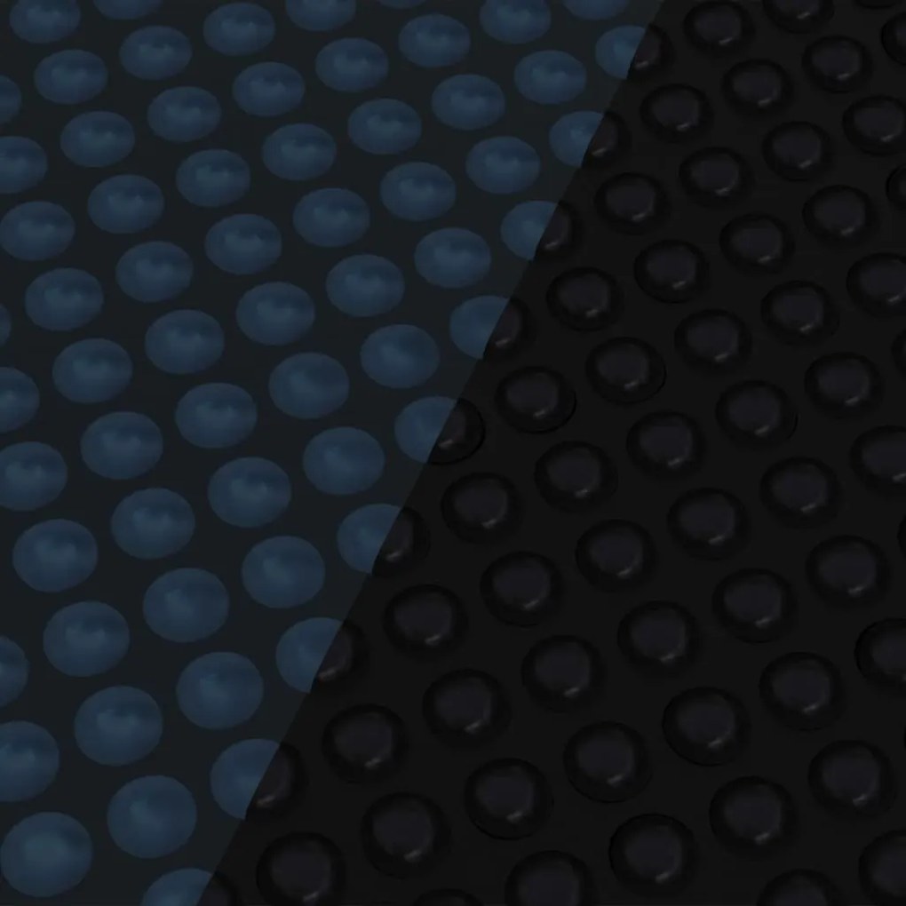 vidaXL Κάλυμμα Πισίνας Ηλιακό Μαύρο/Μπλε 356 εκ. από Πολυαιθυλένιο