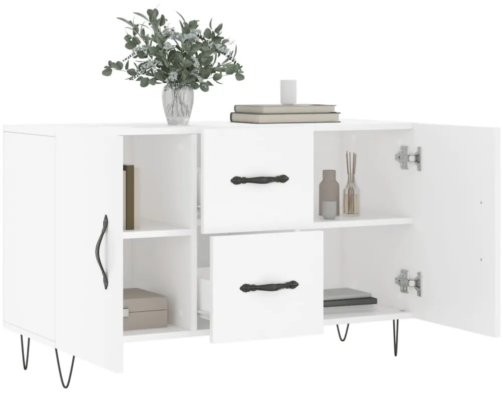 vidaXL Ντουλάπι Λευκό 100 x 36 x60 εκ. Επεξεργασμένο Ξύλο