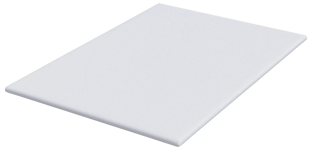 vidaXL Στρώματα Λευκό 140 x 200 cm 100% ύφασμα πολυεστέρα με τζακάρ