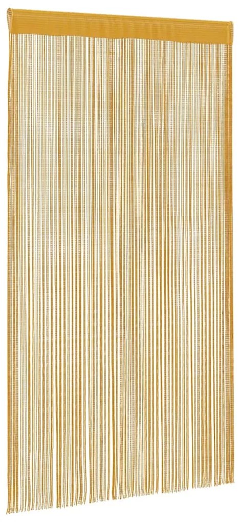 Κουρτίνες String 2 τεμάχια Χρυσό 140x250 cm - Χρυσό
