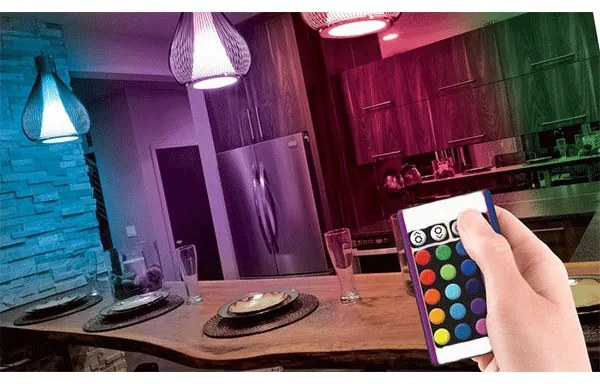 Diolamp Λάμπα LED για Ντουί E27 και Σχήμα A60 RGBW 650lm Dimmable