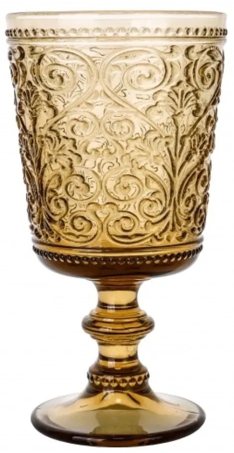 Ποτήρι Νερού Κολονάτο Tiero 52.906.53 360ml Brown Cryspo Trio Γυαλί
