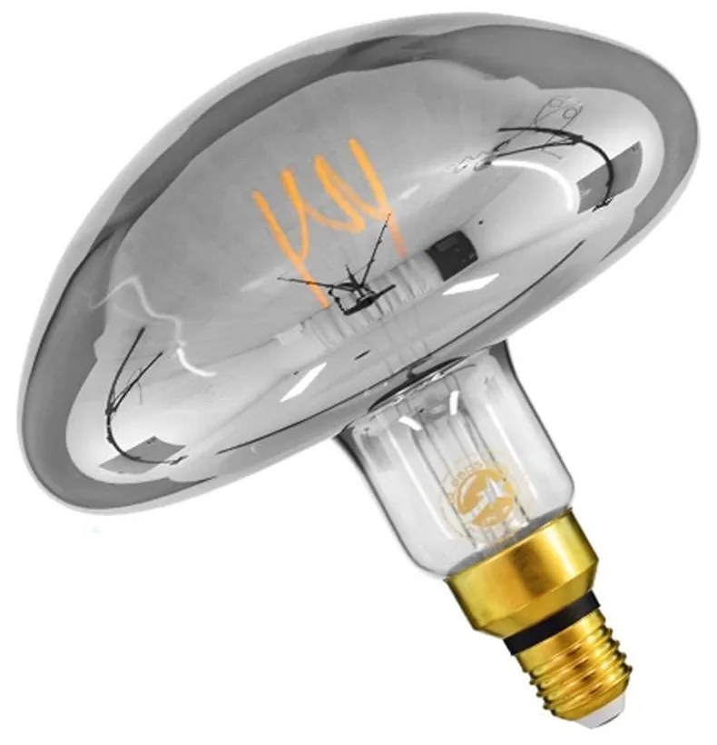 Λαμπτήρας Led Soft Spiral Filament 99174 MR200 E27 6W Dimmable Fume GloboStar 6W