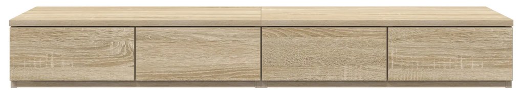 vidaXL Κομοδίνα με Συρτάρια Sonoma Oak 120x36.5x16.5 εκ Επεξεργασμένο Ξύλο