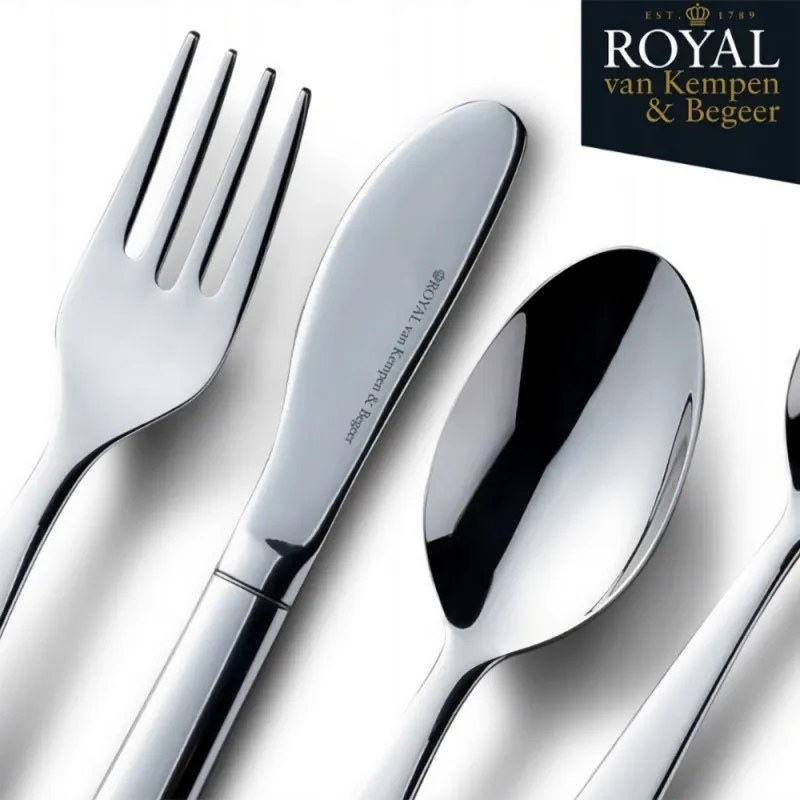 Σετ μαχαιροπήρουνων για δύο Royal van Kempen & Begeer CC004841-001, 6h, Gloss, Inox