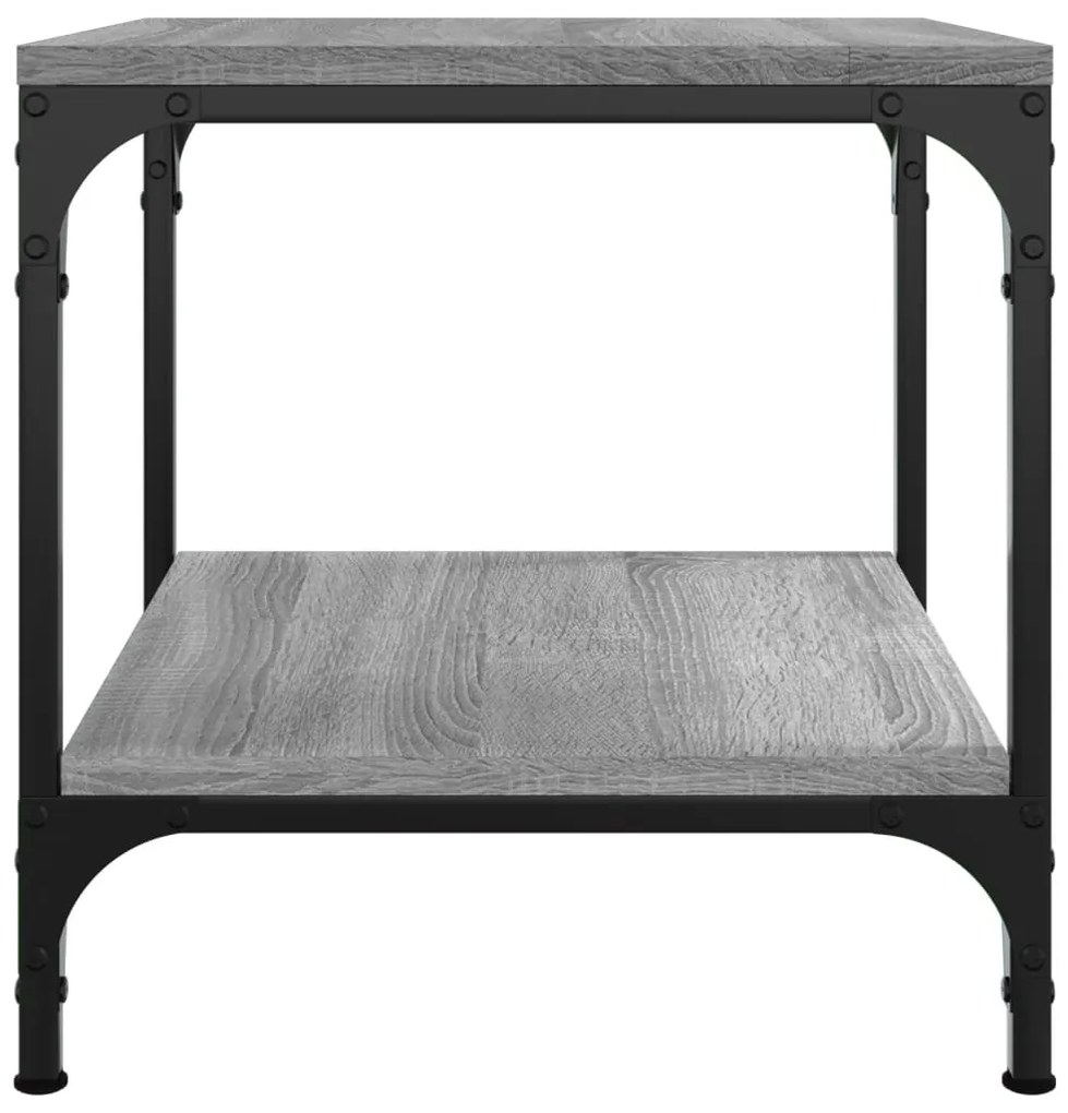 vidaXL Τραπεζάκια Σαλονιού 2 τεμ. Γκρι Sonoma 40x40x40 εκ. Επεξ. Ξύλο