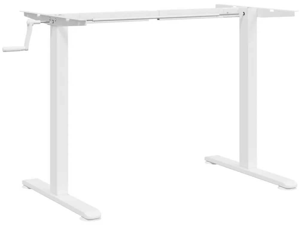 vidaXL Σκελετός Όρθιου Γραφείου Λευκός (94-135)x60x(70-114) εκ. Ατσάλι