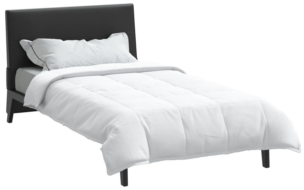 vidaXL Κουβέρτες & Πάπλωμα Λευκό 155 x 220 εκ. Πούπουλο
