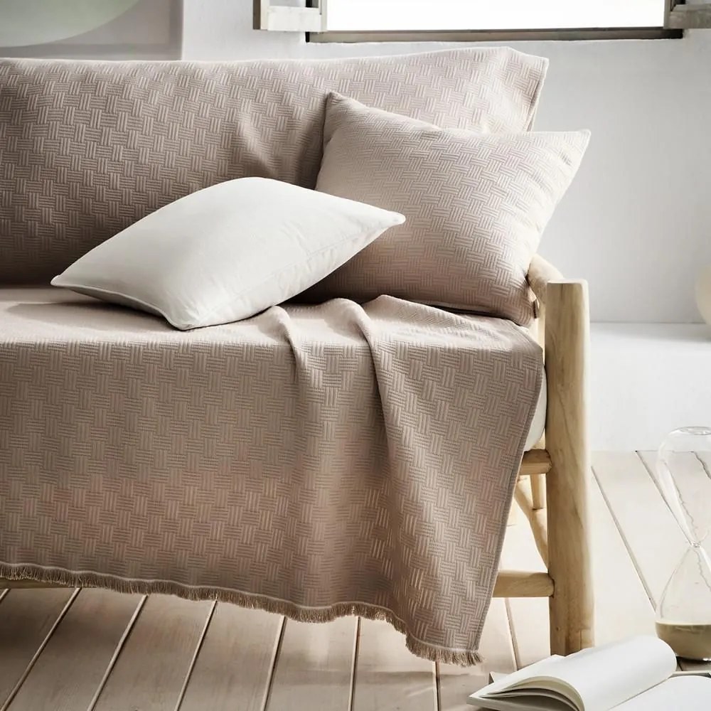 ΡΙΧΤΑΡΙ ΠΟΛΥΘΡΟΝΑΣ 180x180cm GOFIS HOME - ILANIA SAND BEIGE 318/05