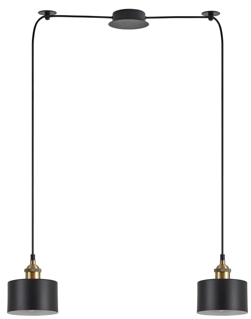 Φωτιστικό Οροφής SE21-BL-B10-BL2-MS1 ADEPT PENDANT Black Metal Shade Pendant+ - Μέταλλο - 77-8763