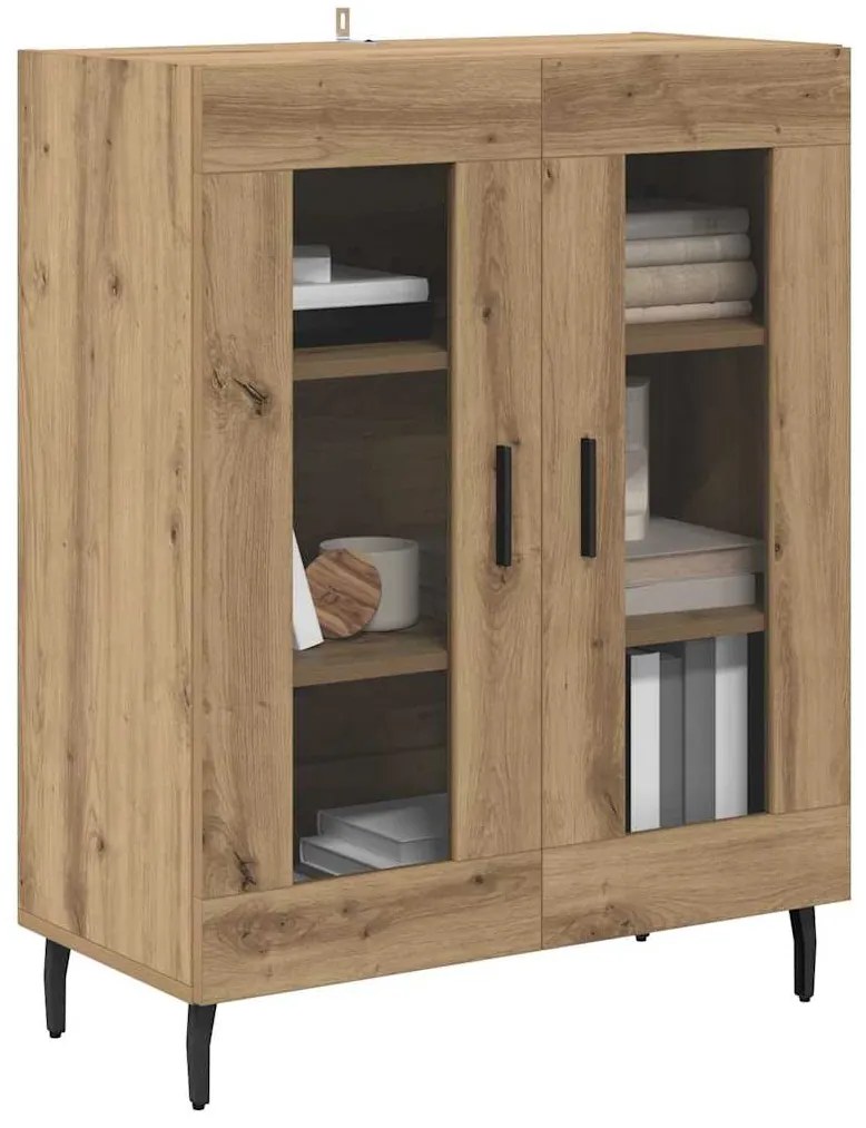 vidaXL Πλαϊνό γραφείο Artisan Oak 69,5 x 34 x 90 εκ.