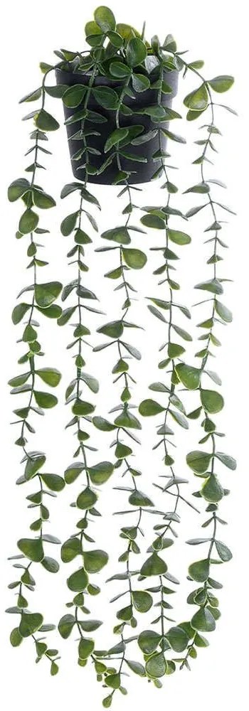 Τεχνητό Κρεμαστό Φυτό Eucalyptus Leaf 20884 Φ17x60cm Green GloboStar Polyethylene