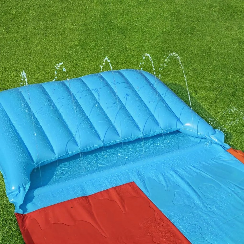 Bestway Νεροτσουλήθρα H2OGO Water Slide Tsunami Splash Ramp Double - Πολύχρωμο