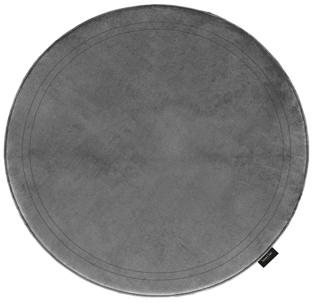 Χαλί Παιδικό Softy Round Charcoal Saint Clair 100X100cm Round