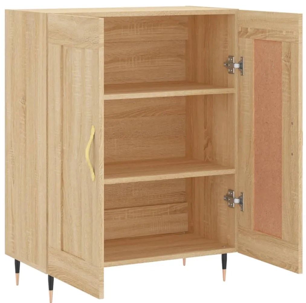 vidaXL Ντουλάπι Sonoma Δρυς 69,5 x 34 x 90 εκ. από Επεξεργασμένο Ξύλο