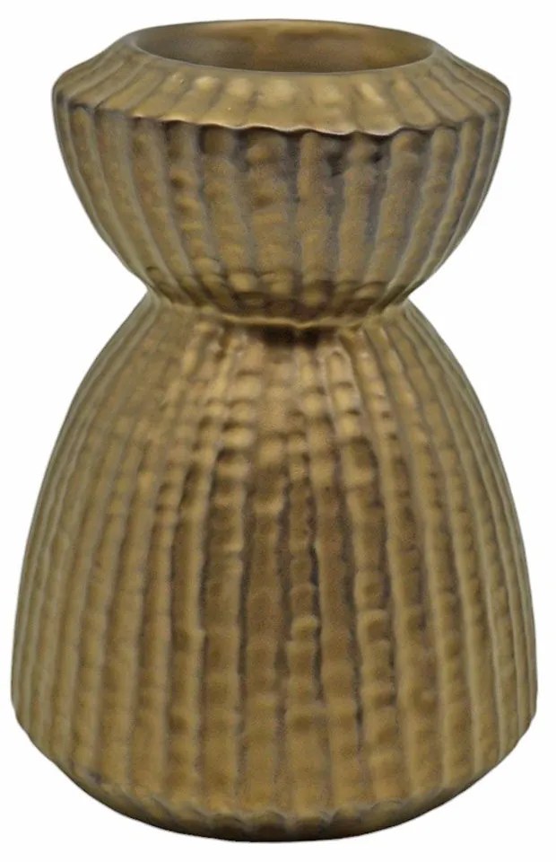 Κηροπήγιο 840410 Φ10,2x13,8cm Bronze-Gold Ankor Κεραμικό