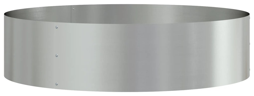 vidaXL Ζαρντινιέρες κήπου 5 pcs Ασημί 80 x 80 x 20 cm