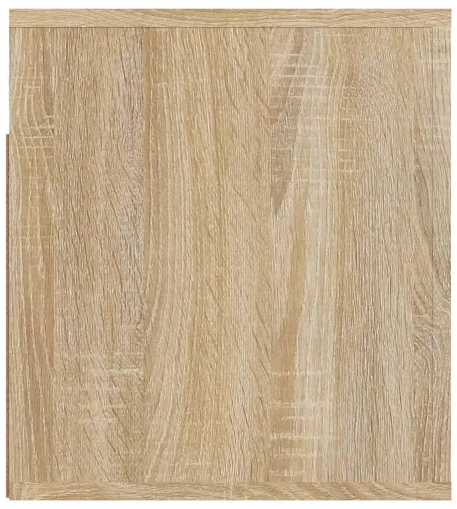 vidaXL Κομοδίνα Επιτοίχιο Sonoma Δρυς 50x36x40 εκ.