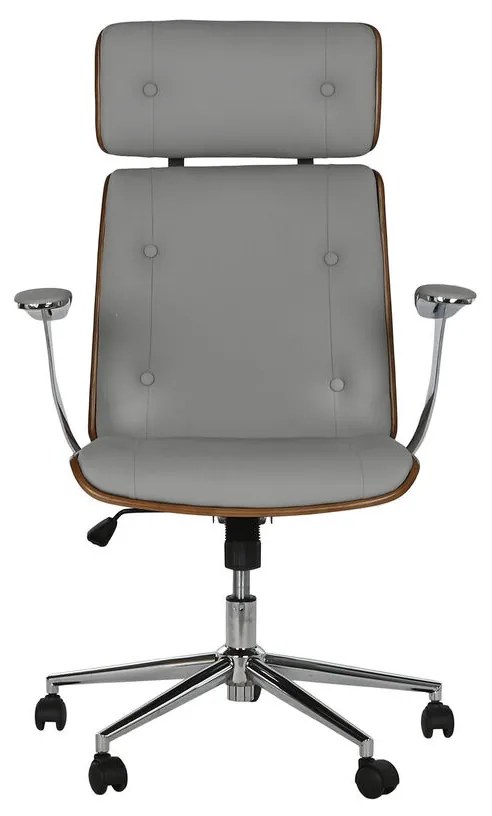 Καρέκλα γραφείου με κεφαλάρι Home ESPRIT Μπεζ Ελεφαντόδοντο