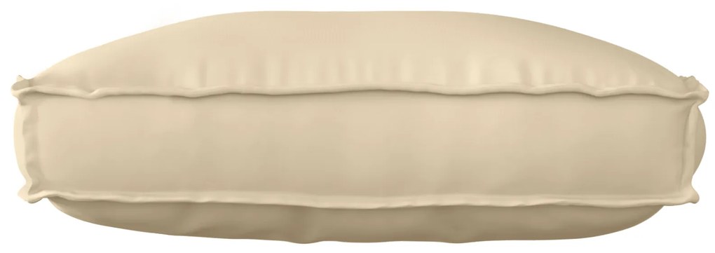 vidaXL Μαξιλάρι Παλέτας για Πλάτη Μπεζ 70x40x12 εκ. Υφασμα Oxford