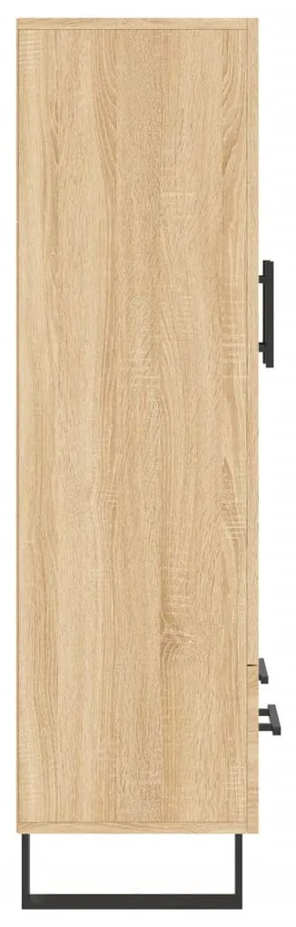 vidaXL Ντουλάπα Sonoma Δρυς 69,5 x 31 x 115 εκ. από Επεξεργασμένο Ξύλο