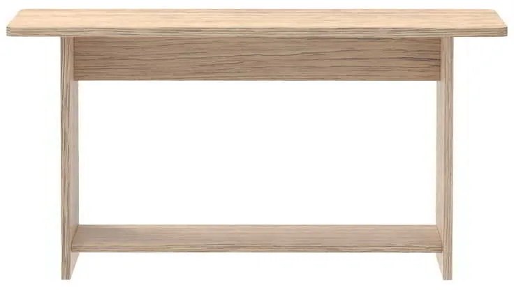 Τραπέζι Kumba pakoworld σε oak απόχρωση 80x40x42εκ