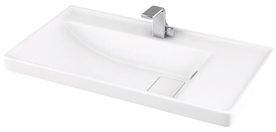 Karag QUATTRO 8080 Νιπτήρας Αναρτώμενος Λευκό Πορσελάνη 80x45x19cm
