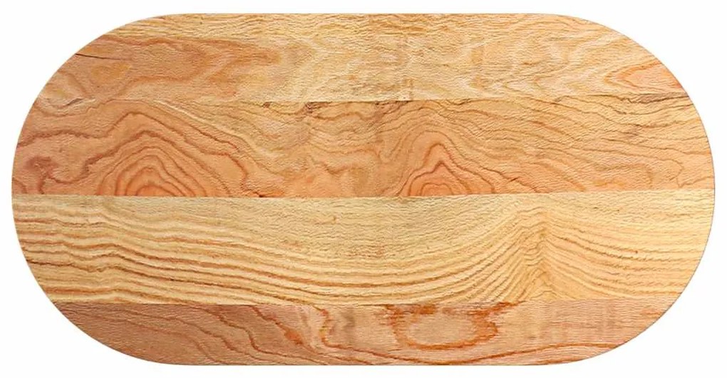 vidaXL Επιτραπέζια επιφάνεια Ανοιχτό Καφέ 100x50x4 εκ. Ξύλο Δρυός Οβάλ