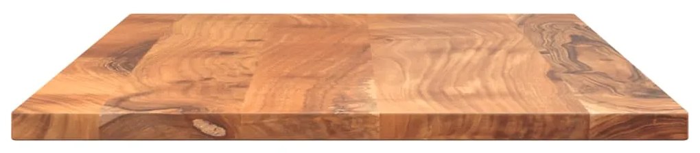 vidaXL Επιφάνεια Γραφείου Ορθογώνια 80x50x2,5 εκ. Μασίφ Ξύλο Ακακίας