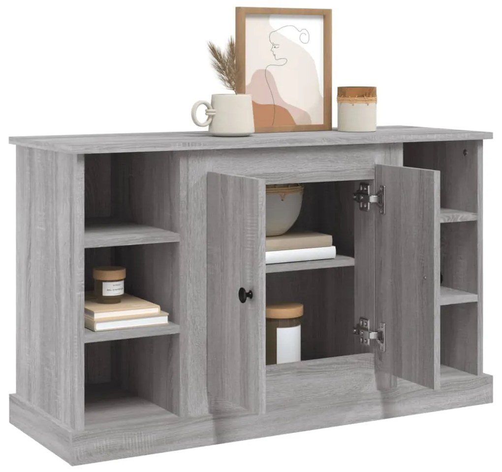 vidaXL Ντουλάπι Γκρι Sonoma 100x35,5x60 εκ. από Επεξεργασμένο Ξύλο