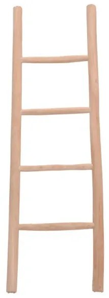 Σκάλα Morjeve Pakoworld teak ξύλο 45x6x150εκ 336-000024-336-000024-Καφέ 336-000024