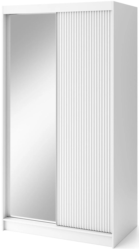 Ντουλάπα συρόμενη Bico II με καθρέπτη - 120.00Χ60.00Χ220.00cm