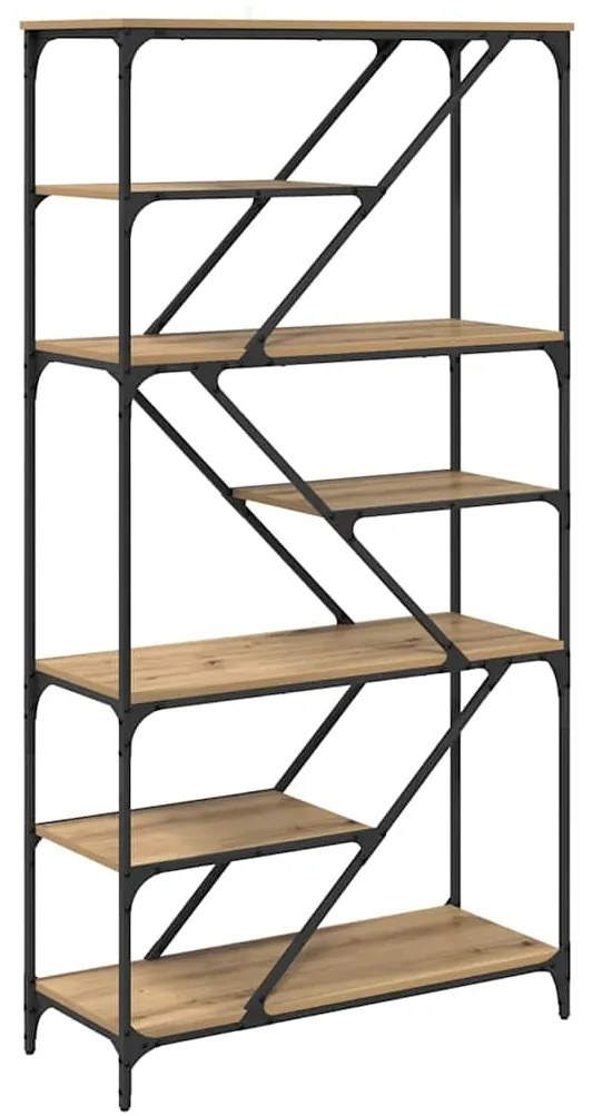 vidaXL Ράφι Βιβλίων Artisan Oak 91 x 36 x 176 εκ Επεξεργασμένο ξύλο