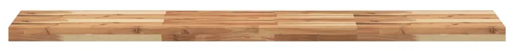 Ράφι Κρεμαστό 140x30x4 εκ. Φινίρισμα Λαδιού Μασίφ Ακακία - Καφέ
