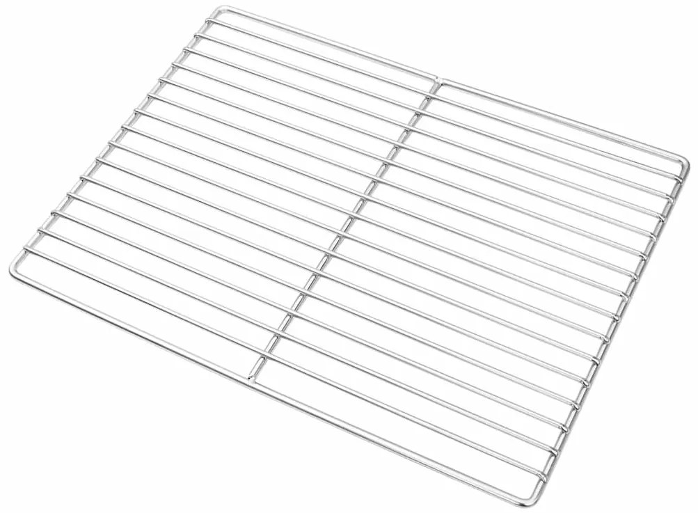 vidaXL Σχάρα ψησίματος Ασημί 40 x 30 cm Ανοξείδωτο ατσάλι