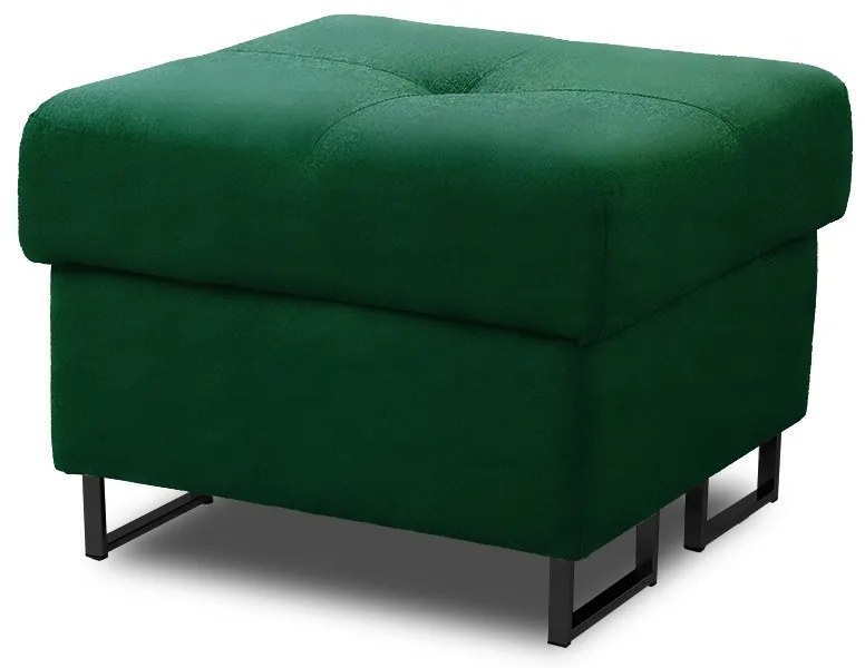 Πουφ χωρίς αποθηκευτικό χώρο Anna Mini/Πράσινο/ 60x44x60 BOG5465