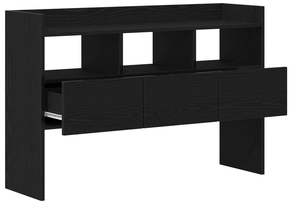 vidaXL Μπουφές Μαύρο Δρυς 105x30x70 εκ. από Επεξεργασμένο Ξύλο