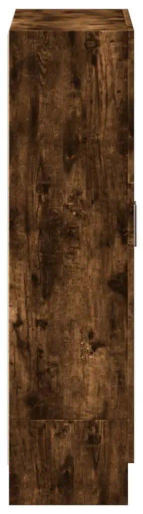 vidaXL Βιβλιοθήκη Καπνιστή Δρυς 82,5x30,5x115 εκ. Επεξεργασμένο Ξύλο