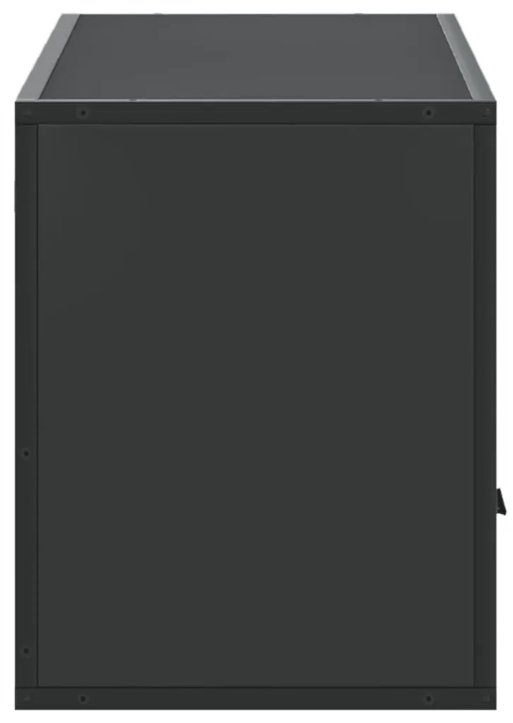 vidaXL Έπιπλο Τηλεόρασης Μαύρο 100x31x39,5 εκ. Επεξεργ. Ξύλο / Μέταλλο
