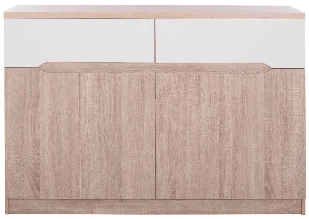ΜΠΟΥΦΕΣ JOLENE HM2234.02 2 ΣΥΡΤΑΡΙΑ &amp; 4 ΠΟΡΤΕΣ SONAMA 120X40X80εκ.