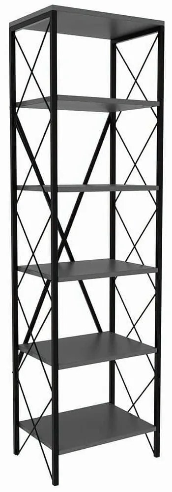 Ραφιέρα Δαπέδου Suadiye 854KLN3613 50x30x180cm Anthracite