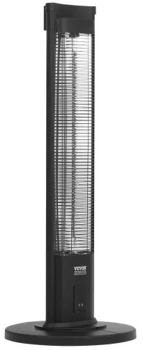 VEVOR Infrared Heater 2000W Electric Space Heater Remote Control 3 Speeds Timer