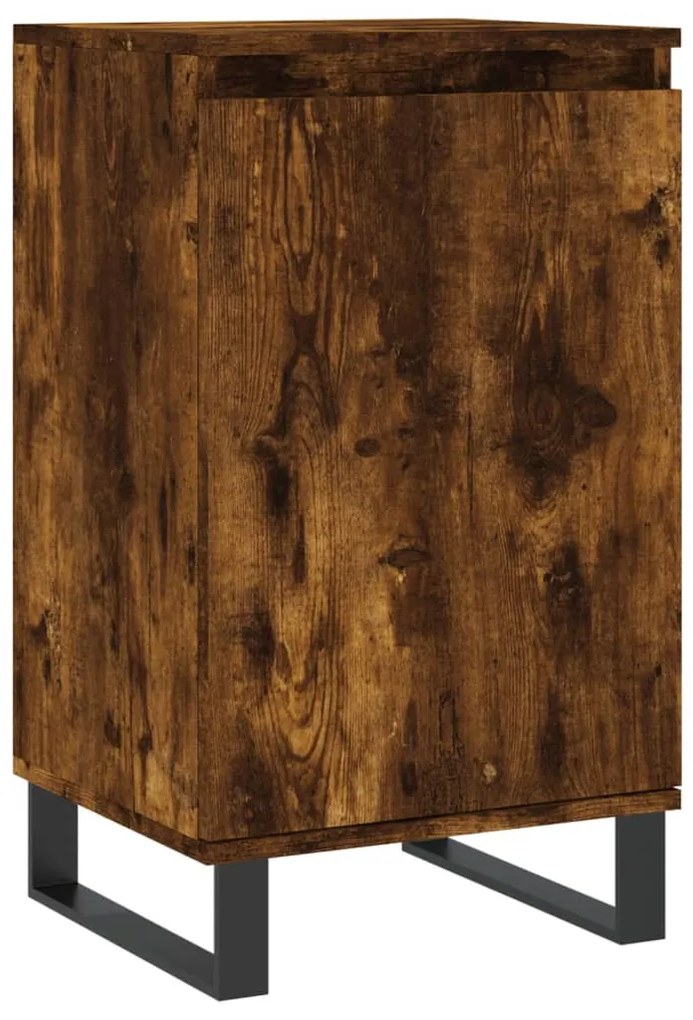 vidaXL Ντουλάπια 2 τεμ. Καπνιστή Δρυς 40x35x70 εκ. από Επεξεργ. Ξύλο