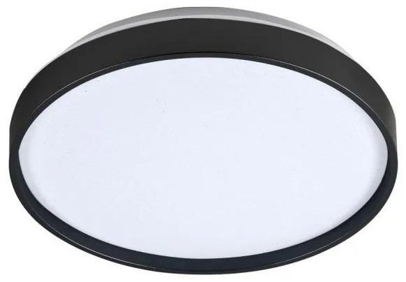 Πλαφονιέρα Φωτιστικό Οροφής LED 15W 3000K Φ26 IP20 Epistar Spotlight-3252-Μαύρο 3252