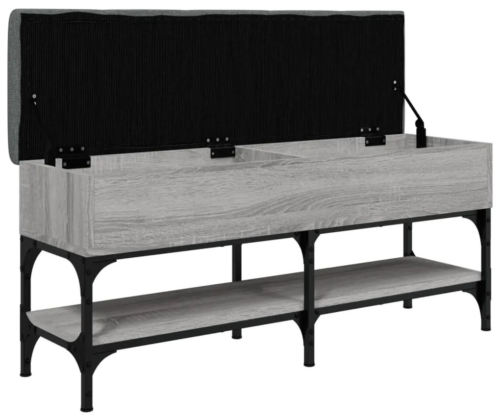 vidaXL Παπουτσοθήκη Γκρι Sonoma 102x32x45εκ. από Επεξεργασμένο Ξύλο